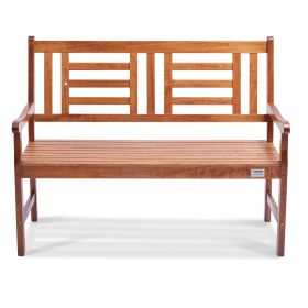 VEVOR Outdoor Bench, 48 inches Wood Garden Bench for Outdoors, 700 lbs Load Capacity Bench, Outdoor Garden Park Bench with Backrest and Armrests