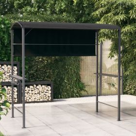 Gazebo with Roof 86.6"x43.3"x78.7" Anthracite