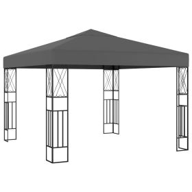 Gazebo 9.8'x9.8' Anthracite Fabric