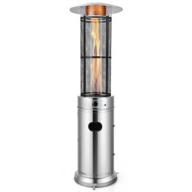 41000 BTU Stainless Steel Round Glass Tube Patio Heaters