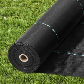 VEVOR Weed Barrier Landscape Fabric, 3*300FT Heavy Duty Garden Weed Fabric, Woven PP Weed Control Fabric, Driveway Fabric