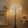 5.9ft Lighted Cherry Blossom Tree with LED Fairy Lights for Spring Wedding Party Indoor Outdoor Decor