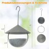 Hanging Bird Feeder with Weatherproof Dome