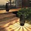 Solar Powered Outdoor Landscaping Path Lights Floor Lamp, Solar lanter for patio, garden, terrance, front door