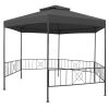 Garden Gazebo 127.2"x108.3"x104.3" Anthracite