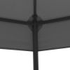 Garden Gazebo 127.2"x108.3"x104.3" Anthracite