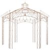 Garden Pavilion Antique Brown 13.1' Iron