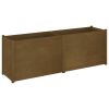 Garden Planter Honey Brown 78.7"x19.7"x27.6" Solid Wood Pine