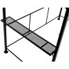 Grill gazebo 8x5ft,outdoor patio canopy,BBQ shelter with steel Hardtop and side shelves