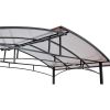 Grill gazebo 8x5ft,outdoor patio canopy,BBQ shelter with steel Hardtop and side shelves