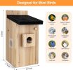 Smart Bird House with Camera,3MP Birdhouse Camera for Outdoors,Auto Capture Bird Videos & Motion Detection,Watch Bird Nesting & Hatching in Real Time