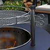 Outsunny 2-in-1 Smokeless Fire Pit, BBQ Grill, 25" Portable Wood Burning Firepit with Cooking Grate, Ash Tray & Poker