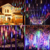 Meteor Shower Rain Lights, 20 inch 10 Tube 540 LED Icicle Falling Raindrop Lights, Outdoor Christmas String Lights for Xmas Wedding Party Decor