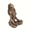 1pc Mother Earth Gaia Sitting Lotus Pose Mini Mother Earth Gaia Statue, Resin Craft Gaia Goddess Statue