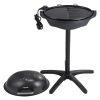 VEVOR Indoor/Outdoor Electric Grill, 1800W 200sq.in Electric BBQ Grill with Zone Grilling Surface, Removable Stand