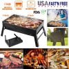 Portable Charcoal Grill Stainless Steel Winter Outdoor Folding BBQ Tabletop Barbecue Grill Tools