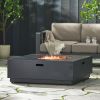 40'' SQUARE IRON FIRE PIT - 50 000 BTU (Tank cover not Included)