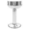 Pedestal Charcoal BBQ Grill Stainless Steel