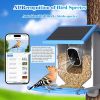 Smart Bird Feeder with Camera,Solar-Powered WiFi 4MP Live Camera,AI Identify Bird Species Auto Capture Backyard Garden Bird Watching&Motion Detection