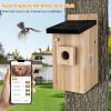 Smart Bird House with Camera,3MP Birdhouse Camera for Outdoors,Auto Capture Bird Videos & Motion Detection,Watch Bird Nesting & Hatching in Real Time