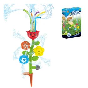 Sprinkler Outdoor Water Spray Toy Garden Water Toys Summer Yard Cartoon Splash Sprinkler Baby Bath Toy For Kids (Option: Water Spray Flower)