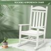 Outdoor Rocking Chairs All-Weather Resistant HDPE Poly Wood Resin Plastic, Humidity-Proof, Porch, Deck, Garden, Lawn, Backyard, Fire Pit