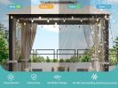 10X10FT Softtop Metal Gazebo with Mosquito Net&Sunshade Curtains,Sturdy Heavy Duty Double Roof Canopy,Galvanized Steel Design Outdoor Tent