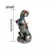 1pc Dinosaur Gnomes Outdoor Garden Decorations, Miniature Dinosaur Gnomes Outdoor Statue For Patio Lawn Yard Decor Housewarming Garden Gift