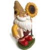 Resin Figurines, Outdoor Spring Decoration, Garden Gnome Sculptures & Statues