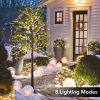 5.9ft Lighted Artificial Olive Tree with LED Fairy Lights with LED Fairy Lights for Garden Patio Front door Party Indoor Outdoor Decor