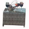 Direct Wicker Outdoor Patio Adjustable Backrest Rattan Chaise Lounge Set with Cushions