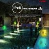 5 CORE Outdoor Speakers Bluetooth Waterproof Pair Linkable TWS Patio Pool Garden Wireless 10W RMS Subwoofer Solar Rock Speaker w RGB Light All Weather