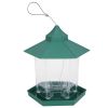 Hanging Gazebo Wild Bird Feeder Outdoor Bird Seed Station with Large Capacity 6 Feeder Ports for Garden Patio Park Weatherproof Easy To Refill