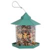 Hanging Gazebo Wild Bird Feeder Outdoor Bird Seed Station with Large Capacity 6 Feeder Ports for Garden Patio Park Weatherproof Easy To Refill