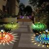 Solar Outdoor Lights New Garden Lamps Powered Waterproof Landscape Path for Yard Backyard Lawn Patio Decorative LED Lighting